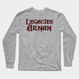 The Legacies of Arnan (Burgundy) Long Sleeve T-Shirt